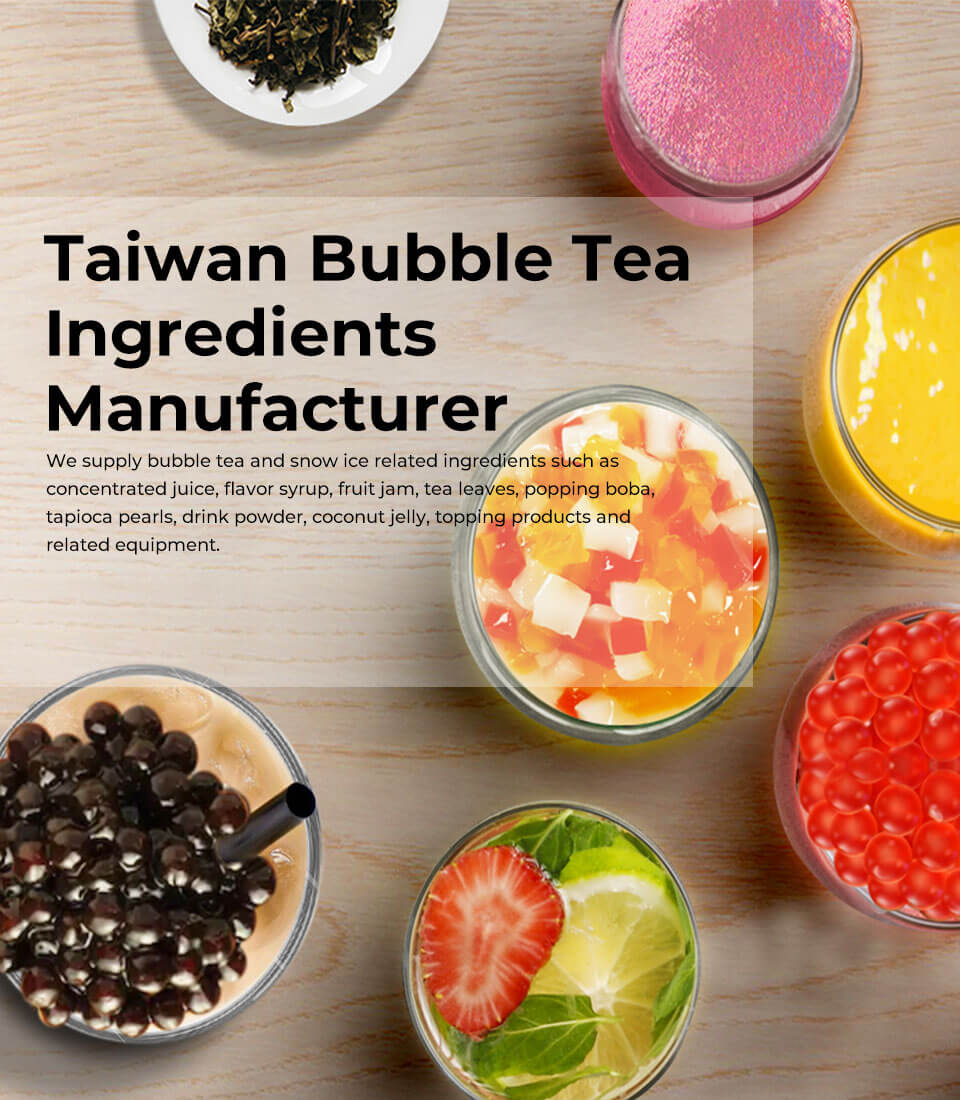 Fournisseur infusion - Bubble Tea Store