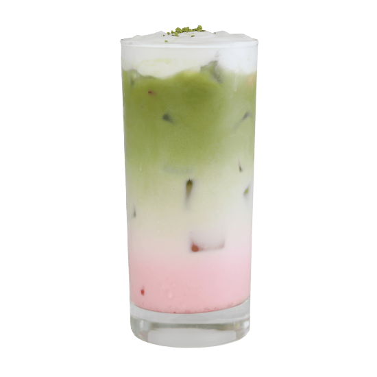Strawberry Matcha Latte