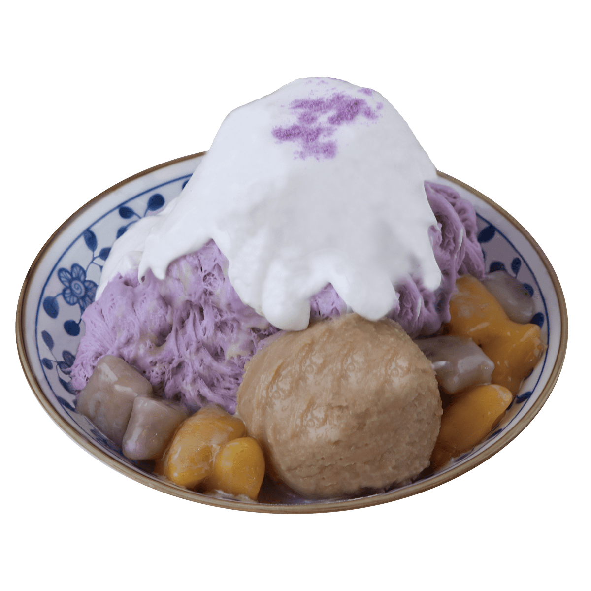 Frozen Big Taro Ball and Sweet Potato Ball Sunnysyrup Food Tapioca