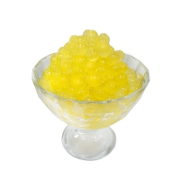 Yellow Lemon Popping Boba